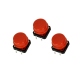Red Button with Round Cover