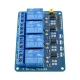 Blue Optoisolated 4 Relay Module