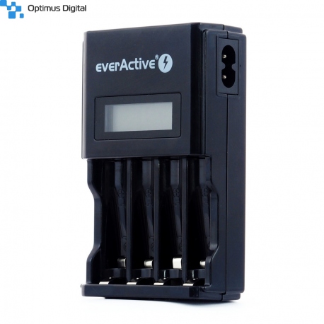 Încărcător EverActive NC-450 Negru pentru Acumulatori Ni-MH