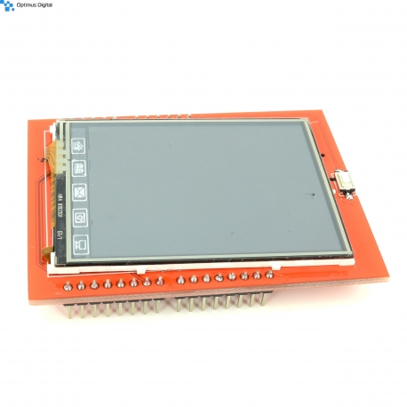 Shield pentru Arduino LCD Rosu de 2.4"