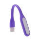 LED USB Purple Flexible Lamp