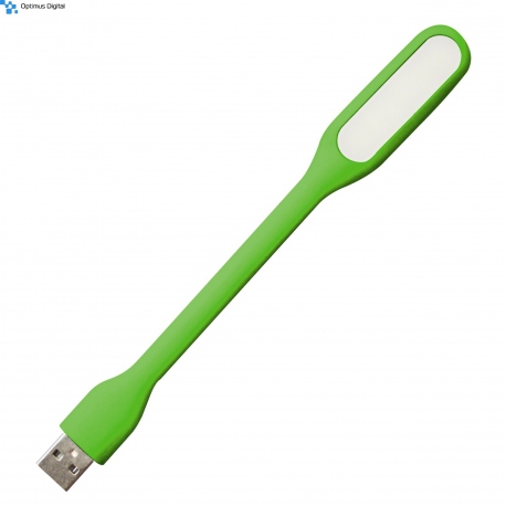 LED USB Green Flexible Lamp