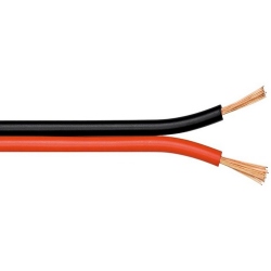 Audio-Video red/black 12v cable (price per meter)