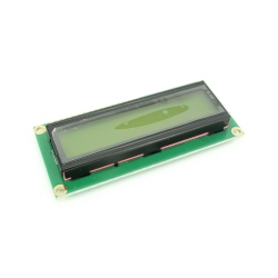 1602 5 V LCD with Yellow-Green Backlight Module and Pines