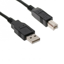 Cablu Negru USB AM la BM 50 cm