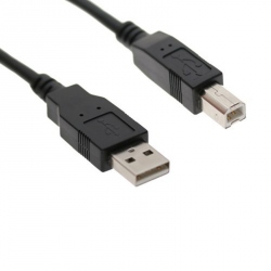 USB Cable from AM to BM 50 cm (Black)